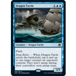 画像1: 【ENG】竜亀/Dragon Turtle[MTG_AFR_056R]