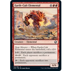 画像1: 【ENG】大地教団の精霊/Earth-Cult Elemental[MTG_AFR_141C]