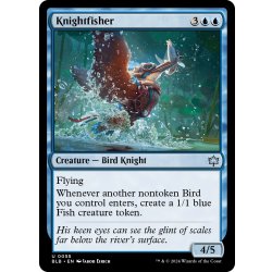 画像1: 【ENG】カワセミの騎士/Knightfisher [MTG_BLB_0055_U]