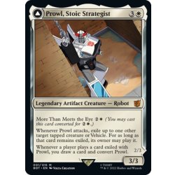 画像1: 【ENG】冷静な戦略家、プロール/Prowl, Stoic Strategist//追跡車、プロール/Prowl, Pursuit Vehicle[MTG_BOT_001M]