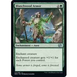 画像1: 【ENG】ブランチウッドの鎧/Blanchwood Armor[MTG_BRO_171U]