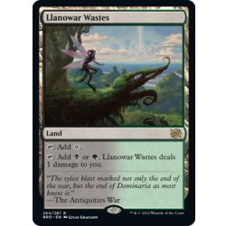 画像1: 【ENG】ラノワールの荒原/Llanowar Wastes[MTG_BRO_264R]