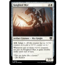 画像1: 【ENG】マイアの騎士/Knighted Myr[MTG_CMM_0036C]