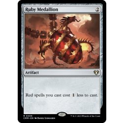 画像1: 【ENG】ルビーの大メダル/Ruby Medallion[MTG_CMM_0405R]