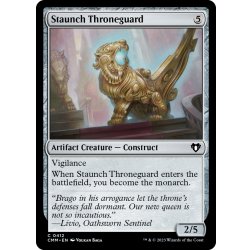 画像1: 【ENG】堅牢な玉座守り/Staunch Throneguard[MTG_CMM_0412C]