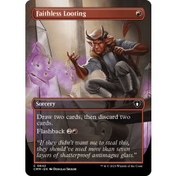 画像1: 【ENG】信仰無き物あさり/Faithless Looting[MTG_CMM_0642C]