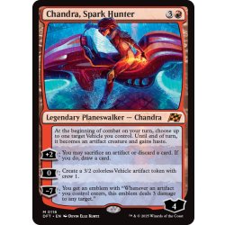画像1: 【ENG】灯を追う者、チャンドラ/Chandra, Spark Hunter [MTG_DFT_0116_M]