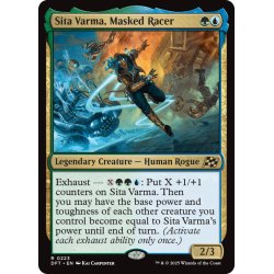 画像1: 【ENG】仮面のレーサー、シータ・ヴァルマ/Sita Varma, Masked Racer [MTG_DFT_0223_R]