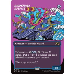 画像1: 【ENG】★Foil★思考の泉のマーフォーク/Mindspring Merfolk [MTG_DFT_0335_R]