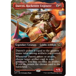 画像1: 【ENG】★Foil★ロケッティアの技師、ダレッティ/Daretti, Rocketeer Engineer [MTG_DFT_0358_R]