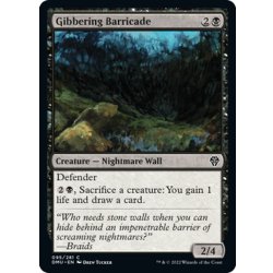 画像1: 【ENG】囈語のバリケード/Gibbering Barricade[MTG_DMU_095C]