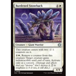 画像1: 【ENG】積みすぎな石背負い/Burdened Stoneback [MTG_ECL_0008_U]