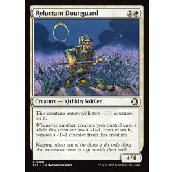 画像1: 【ENG】不承不承の矮村護衛/Reluctant Dounguard [MTG_ECL_0031_C]