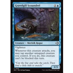 画像1: 【ENG】砂利エラの悪漢/Gravelgill Scoundrel [MTG_ECL_0053_C]