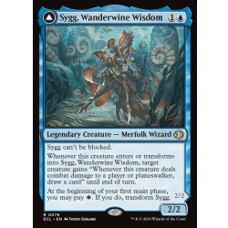 画像1: 【ENG】ワンダーワインの知恵者、シグ/ワンダーブラインの盾、シグ/Sygg, Wanderwine Wisdom/Sygg, Wanderbrine Shield[MTG_ECL_0076_R]