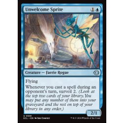 画像1: 【ENG】招かれざるスプライト/Unwelcome Sprite [MTG_ECL_0081_U]