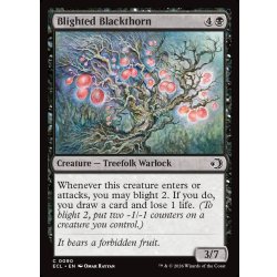画像1: 【ENG】立ち枯れた黒茨/Blighted Blackthorn [MTG_ECL_0090_C]