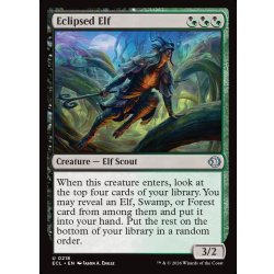 画像1: 【ENG】蝕甚化したエルフ/Eclipsed Elf [MTG_ECL_0218_U]