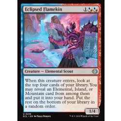 画像1: 【ENG】蝕甚化した炎族/Eclipsed Flamekin [MTG_ECL_0219_U]