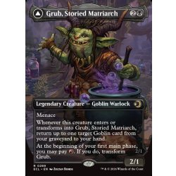 画像1: 【ENG】名高き女族長、グラブ/悪名高き婆、グラブ/Grub, Storied Matriarch/Grub, Notorious Auntie[MTG_ECL_0289_R]