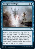【ENG】啓示の解読/Interpret the Signs[MTG_CMR_075U]