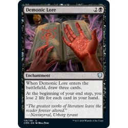 画像1: 【ENG】悪魔の知識/Demonic Lore[MTG_CMR_118U]