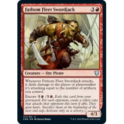 画像1: 【ENG】深海艦隊の剣術屋/Fathom Fleet Swordjack[MTG_CMR_177U]