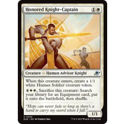 画像1: 【ENG】栄誉ある騎士長/Honored Knight-Captain[MTG_EOE_0022_U]