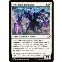 画像1: 【ENG】虚空間刃の増強者/Weftblade Enhancer[MTG_EOE_0044_C]