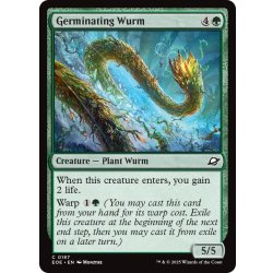 画像1: 【ENG】発芽するワーム/Germinating Wurm[MTG_EOE_0187_C]