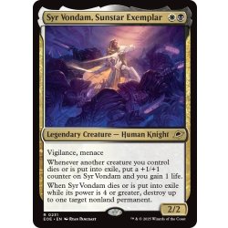 画像1: 【ENG】サンスターの模範、ヴォンダム卿/Syr Vondam, Sunstar Exemplar[MTG_EOE_0231_R]
