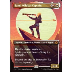 画像1: 【ENG】★Foil★■ボーダーレス■ワイルドキャット隊長、サミ/Sami, Wildcat Captain[MTG_EOE_0301_M]