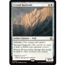 画像1: 【ENG】水晶のバリケード/Crystal Barricade [MTG_FDN_0007_R]