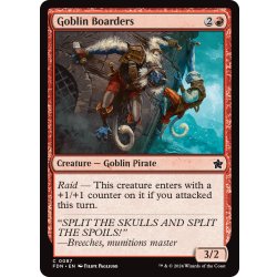 画像1: 【ENG】ゴブリンの乗り込み隊/Goblin Boarders [MTG_FDN_0087_C]