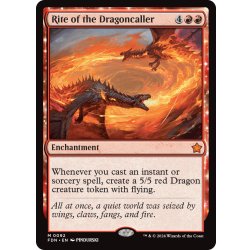 画像1: 【ENG】ドラゴン呼びの儀式/Rite of the Dragoncaller [MTG_FDN_0092_M]