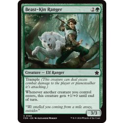 画像1: 【ENG】眷属のレインジャー/Beast-Kin Ranger [MTG_FDN_0100_C]