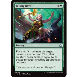 画像1: 【ENG】伐採の一撃/Felling Blow [MTG_FDN_0105_U]