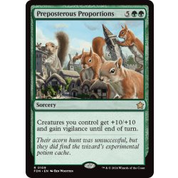 画像1: 【ENG】非常識な図体/Preposterous Proportions [MTG_FDN_0109_R]