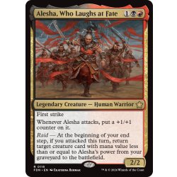 画像1: 【ENG】運命を笑う者、アリーシャ/Alesha, Who Laughs at Fate [MTG_FDN_0115_R]