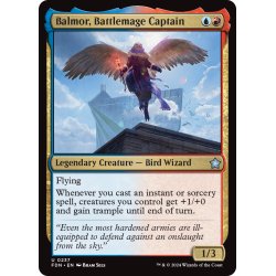 画像1: 【ENG】戦闘魔道士の隊長、バルモア/Balmor, Battlemage Captain [MTG_FDN_0237_U]