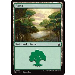 画像1: 【ENG】森/Forest[MTG_FDN_0280_C]