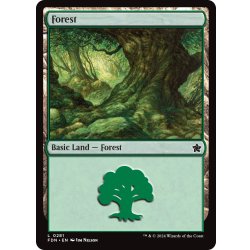 画像1: 【ENG】森/Forest[MTG_FDN_0281_C]