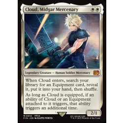 画像1: 【ENG】ミッドガルの傭兵、クラウド/Cloud, Midgar Mercenary[MTG_FIN_0010_M]