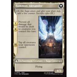 画像2: 【ENG】封印の宝珠/召喚：アレクサンダー/Crystal Fragments/Summon: Alexander[MTG_FIN_0013_U]