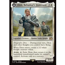 画像1: 【ENG】バハムートのドミナント、ディオン/光の召喚獣、バハムート/Dion, Bahamut's Dominant/Bahamut, Warden of Light[MTG_FIN_0016_R]