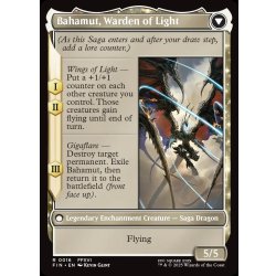 画像2: 【ENG】バハムートのドミナント、ディオン/光の召喚獣、バハムート/Dion, Bahamut's Dominant/Bahamut, Warden of Light[MTG_FIN_0016_R]