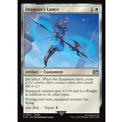 画像1: 【ENG】「竜騎士」の両手槍/Dragoon's Lance[MTG_FIN_0017_U]