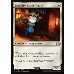 画像1: 【ENG】ドワーフの城守/Dwarven Castle Guard[MTG_FIN_0018_C]