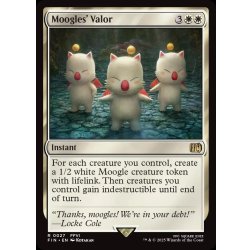 画像1: 【ENG】モーグリたちの奮闘/Moogles' Valor[MTG_FIN_0027_R]