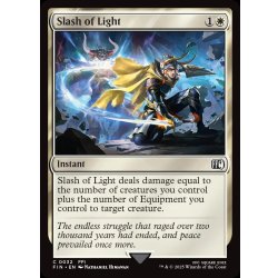画像1: 【ENG】光の一閃/Slash of Light[MTG_FIN_0032_C]